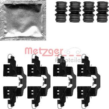 Metzger 109-1808 - Комплектующие для колодок дискового тормоза autospares.lv