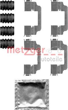 Metzger 109-1826 - Комплектующие для колодок дискового тормоза autospares.lv