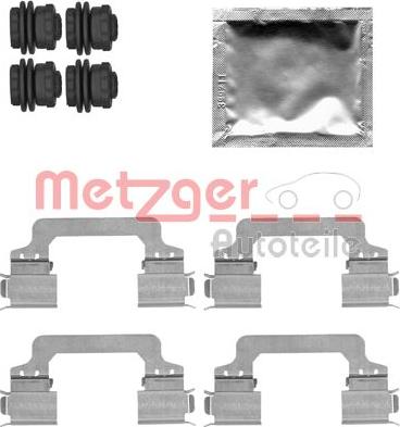 Metzger 109-1821 - Комплектующие для колодок дискового тормоза autospares.lv