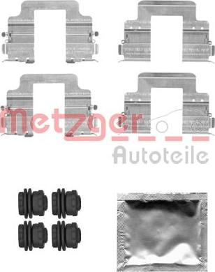 Metzger 109-1822 - Комплектующие для колодок дискового тормоза autospares.lv