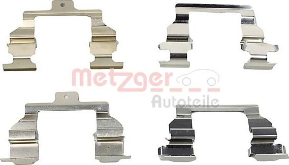 Metzger 109-1291 - Комплектующие для колодок дискового тормоза autospares.lv