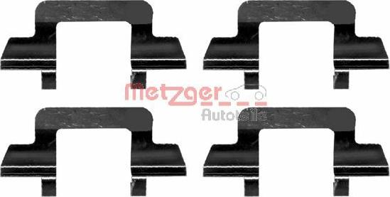 Metzger 109-1243 - Комплектующие для колодок дискового тормоза autospares.lv