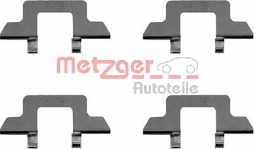 Metzger 109-1242 - Комплектующие для колодок дискового тормоза autospares.lv