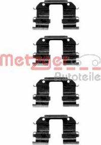 Metzger 109-1285 - Комплектующие для колодок дискового тормоза autospares.lv