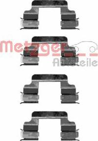 Metzger 109-1230 - Комплектующие для колодок дискового тормоза autospares.lv