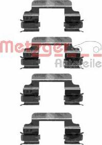 Metzger 109-1231 - Комплектующие для колодок дискового тормоза autospares.lv