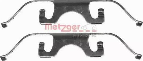 Metzger 109-1224 - Комплектующие для колодок дискового тормоза autospares.lv