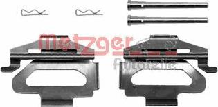 Metzger 109-1225 - Комплектующие для колодок дискового тормоза autospares.lv