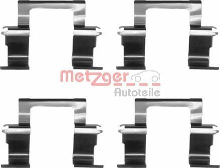 Metzger 109-1274 - Комплектующие для колодок дискового тормоза autospares.lv