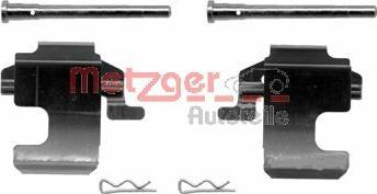 Metzger 109-1273 - Комплектующие для колодок дискового тормоза autospares.lv