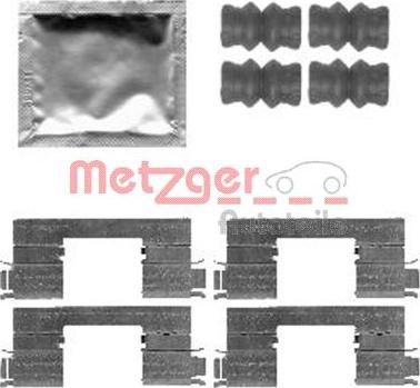 Metzger 109-1798 - Комплектующие для колодок дискового тормоза autospares.lv