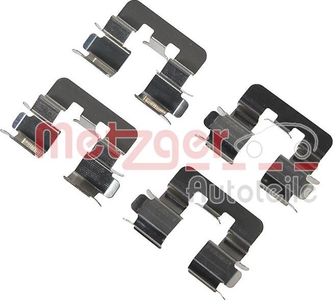 Metzger 109-1741 - Комплектующие для колодок дискового тормоза autospares.lv