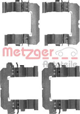 Metzger 109-1756 - Комплектующие для колодок дискового тормоза autospares.lv