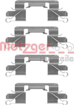 Metzger 109-1769 - Комплектующие для колодок дискового тормоза autospares.lv