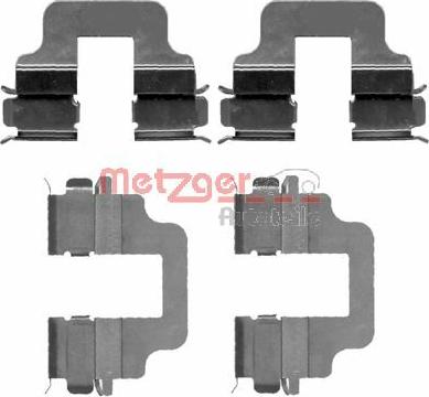 Metzger 109-1712 - Комплектующие для колодок дискового тормоза autospares.lv