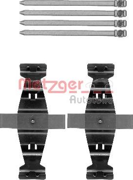 Metzger 109-1786 - Комплектующие для колодок дискового тормоза autospares.lv