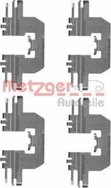 Metzger 109-1724 - Комплектующие для колодок дискового тормоза autospares.lv