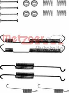 Metzger 105-0691 - Комплектующие, барабанный тормозной механизм autospares.lv