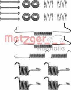 Metzger 105-0649 - Комплектующие, барабанный тормозной механизм autospares.lv