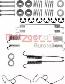 Metzger 105-0642 - Комплектующие, барабанный тормозной механизм autospares.lv