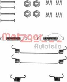 Metzger 105-0657 - Комплектующие, барабанный тормозной механизм autospares.lv