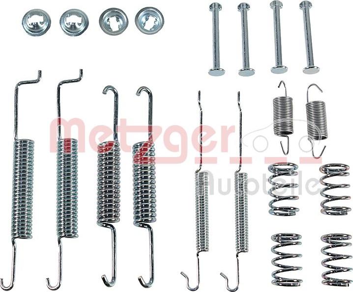 Metzger 105-0680 - Комплектующие, барабанный тормозной механизм autospares.lv