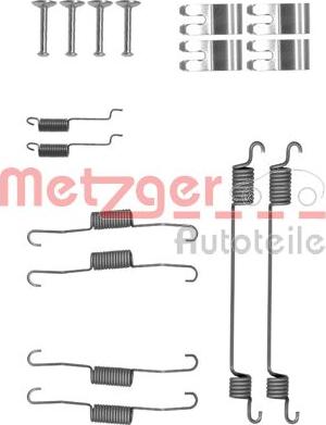 Metzger 105-0030 - Комплектующие, барабанный тормозной механизм autospares.lv