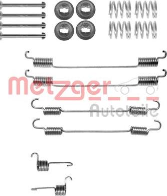 Metzger 105-0021 - Комплектующие, барабанный тормозной механизм autospares.lv