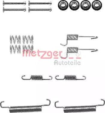 Metzger 105-0894 - Комплектующие, барабанный тормозной механизм autospares.lv