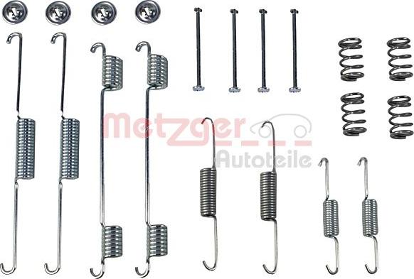 Metzger 105-0817 - Комплектующие, барабанный тормозной механизм autospares.lv