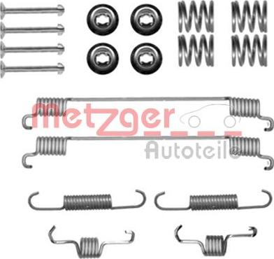 Metzger 105-0889 - Комплектующие, барабанный тормозной механизм autospares.lv