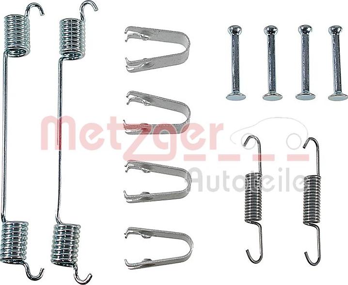 Metzger 105-0883 - Комплектующие, барабанный тормозной механизм autospares.lv