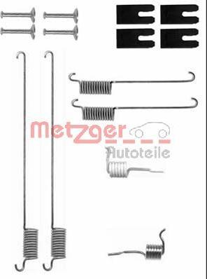 Metzger 105-0829 - Комплектующие, барабанный тормозной механизм autospares.lv