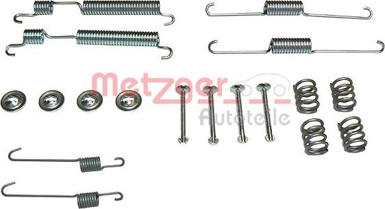 Metzger 105-0822 - Комплектующие, барабанный тормозной механизм autospares.lv