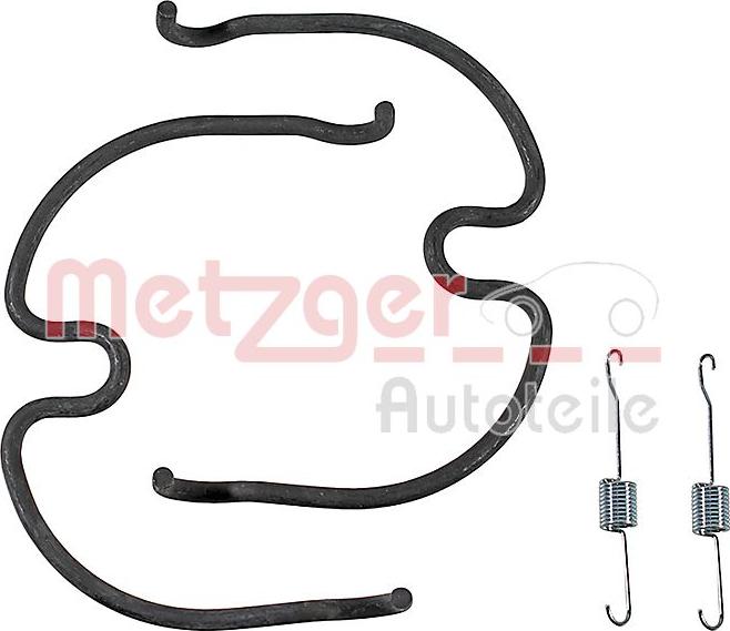 Metzger 105-0872 - Комплектующие, барабанный тормозной механизм autospares.lv