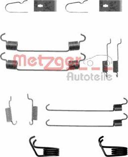 Metzger 105-0799 - Комплектующие, барабанный тормозной механизм autospares.lv