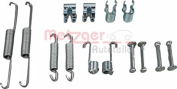 Metzger 105-0763 - Комплектующие, барабанный тормозной механизм autospares.lv