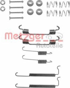 Metzger 105-0709 - Комплектующие, барабанный тормозной механизм autospares.lv