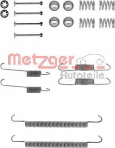 Metzger 105-0707 - Комплектующие, барабанный тормозной механизм autospares.lv