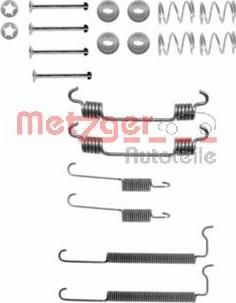 Metzger 105-0710 - Комплектующие, барабанный тормозной механизм autospares.lv