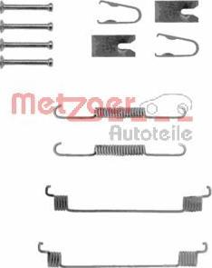 Metzger 105-0789 - Комплектующие, барабанный тормозной механизм autospares.lv