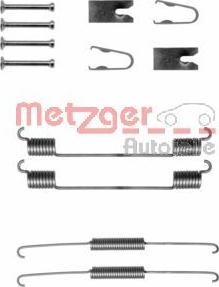 Metzger 105-0781 - Комплектующие, барабанный тормозной механизм autospares.lv