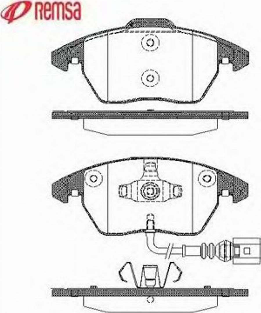 Metzger 103001 - Тормозные колодки, дисковые, комплект autospares.lv