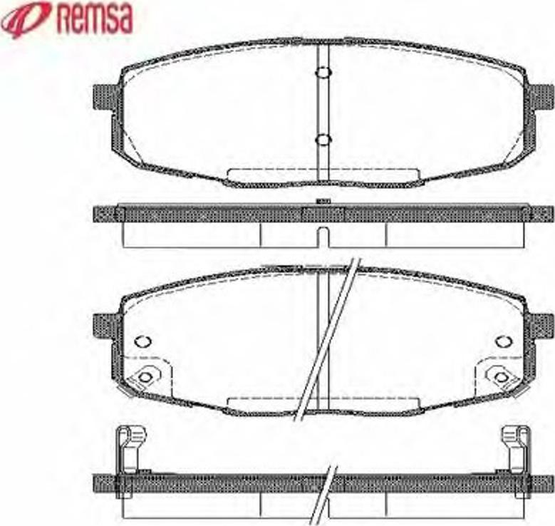 Metzger 103802 - Тормозные колодки, дисковые, комплект autospares.lv