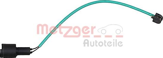 Metzger 1190064 - Сигнализатор, износ тормозных колодок autospares.lv