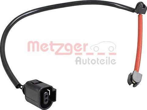 Metzger 1190006 - Сигнализатор, износ тормозных колодок autospares.lv