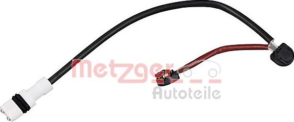 Metzger 1190003 - Сигнализатор, износ тормозных колодок autospares.lv