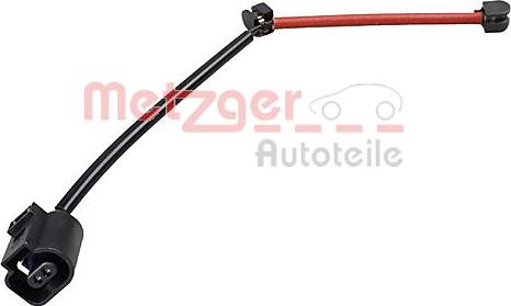 Metzger 1190007 - Сигнализатор, износ тормозных колодок autospares.lv