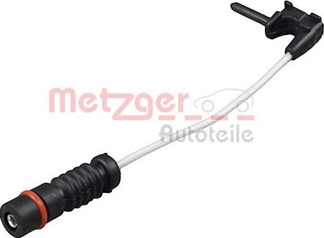 Metzger 1190025 - Сигнализатор, износ тормозных колодок autospares.lv