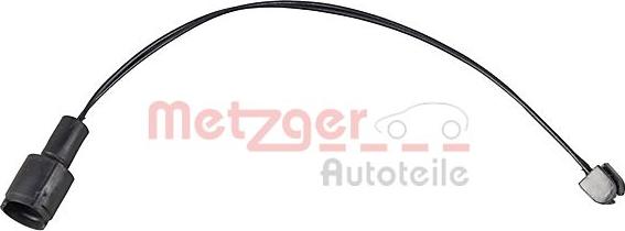 Metzger 1190020 - Сигнализатор, износ тормозных колодок autospares.lv
